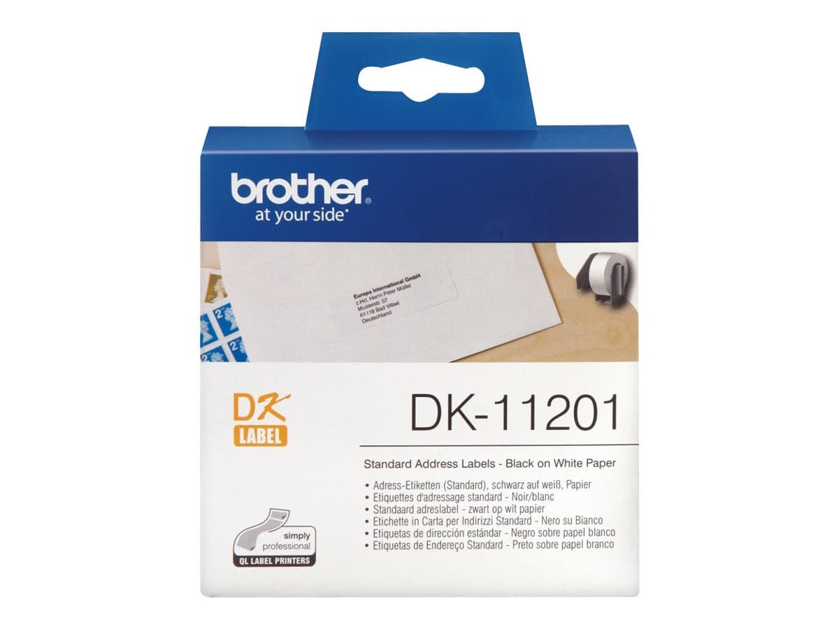 Brother DK-11201 - address labels - 400 label(s) - 29 x 90 mm