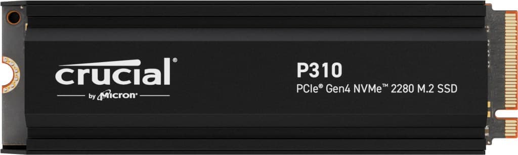 Crucial P310 M.2 2280 PCIe 4.0 NVMe SSD with Heatsink 2TB - Image 1