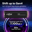Crucial P310 M.2 2280 PCIe 4.0 NVMe SSD with Heatsink 2TB thumbnail 2