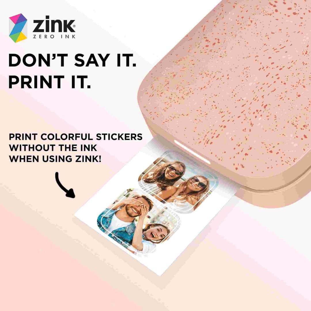 HP Sprocket 2x3" Cut-Out Sticker Zink Photo Paper - 30 Sheets (60 Stickers) - Image 4