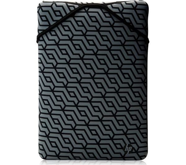 HP Reversible Protective Geo Laptop Sleeve 14.1" - Black - Image 1