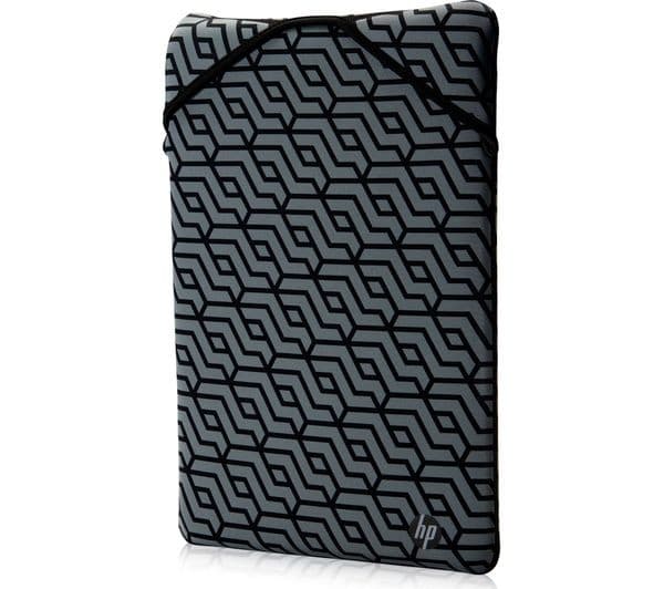 HP Reversible Protective Geo Laptop Sleeve 14.1" - Black - Image 2