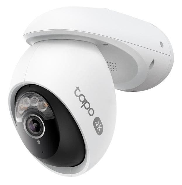 TP-Link Outdoor Pan/Tilt Wired Security Camera - White - Image 1