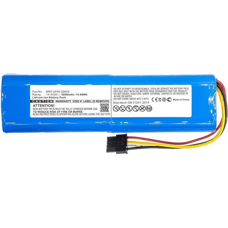 CoreParts MBXVAC-BA0133 Replacement Battery for Xiaomi Mi/Mijia Robot and Roborock S50 Vacuums, 14.4V 5200mAh Li-ion - Image 1