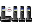 PANASONIC KX-TGJ324EB Cordless Phone with Answering Machine - Quad Handsets thumbnail 2