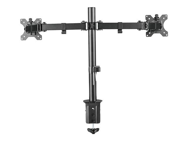 Neomounts FPMA-D550DBLACK Full Motion Dual Monitor Desk Mount 10-32" - Black - Image 2