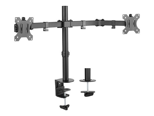 Neomounts FPMA-D550DBLACK Full Motion Dual Monitor Desk Mount 10-32" - Black - Image 3