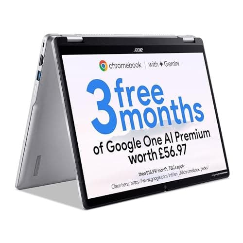 Acer Chromebook Spin 314 Intel Core i3-N305 8GB 128GB Silver - Image 9