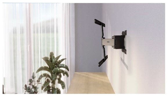 Hama FULLMOTION Ultraslim TV Wall Bracket, VESA 600x400, up to 90" (229 cm) - Black (00220851) - Image 4