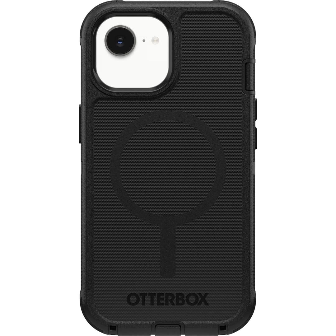 OtterBox Defender MagSafe Case for iPhone 17e/16e/15/14/13, Black - Image 4