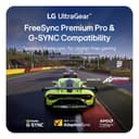 LG UltraGear 34GX900A-B 34" Ultrawide Curved OLED Quad HD 240Hz 0.03ms USB-C Freesync Premium Pro Height Adjustable Gaming Monitor with Speakers thumbnail 2