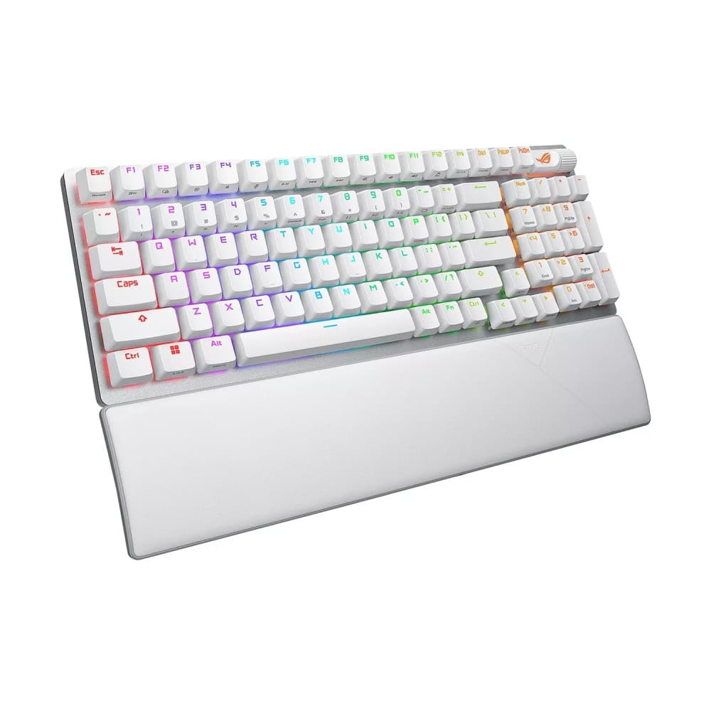 ASUS ROG Strix Scope II 96 Wireless Mechanical RGB Gaming Keyboard, ROG NX Snow - White - Image 4