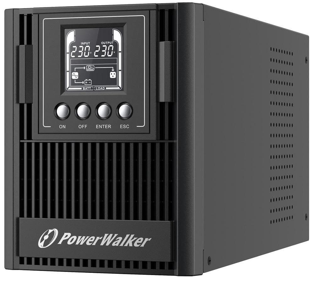 PowerWalker VFI 1000 AT Online Double-Conversion UPS 1000VA / 900W, 3 Outlets (10122180)