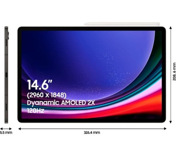 Samsung Galaxy Tab S9 Ultra 14.6" Tablet - 12GB RAM, 256GB, Wi-Fi, Beige - Image 3