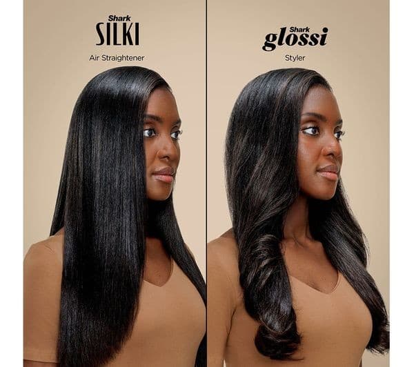 Shark Glam Straight, Waves & Curls Multi-Styler HD6052SUK with Diffuser - Gold - Image 3