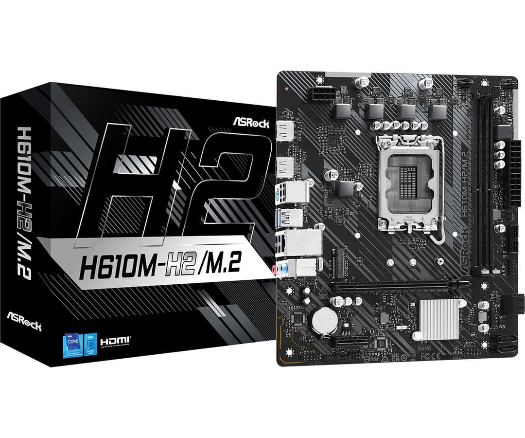 ASRock H610M-H2/M.2 Intel H610 DDR4 LGA 1700 Micro-ATX Motherboard - Image 5