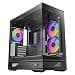 Antec C2M ARGB, Micro ATX PC Case, 3 PWM ARGB Fans Included, Black - Image 3