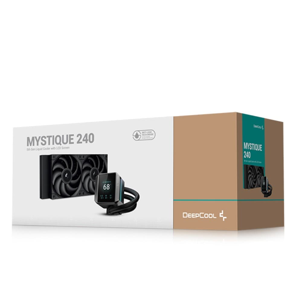 DeepCool Mystique 240mm ARGB Fluid Dynamic Bearing AIO Liquid Coolers - Image 6