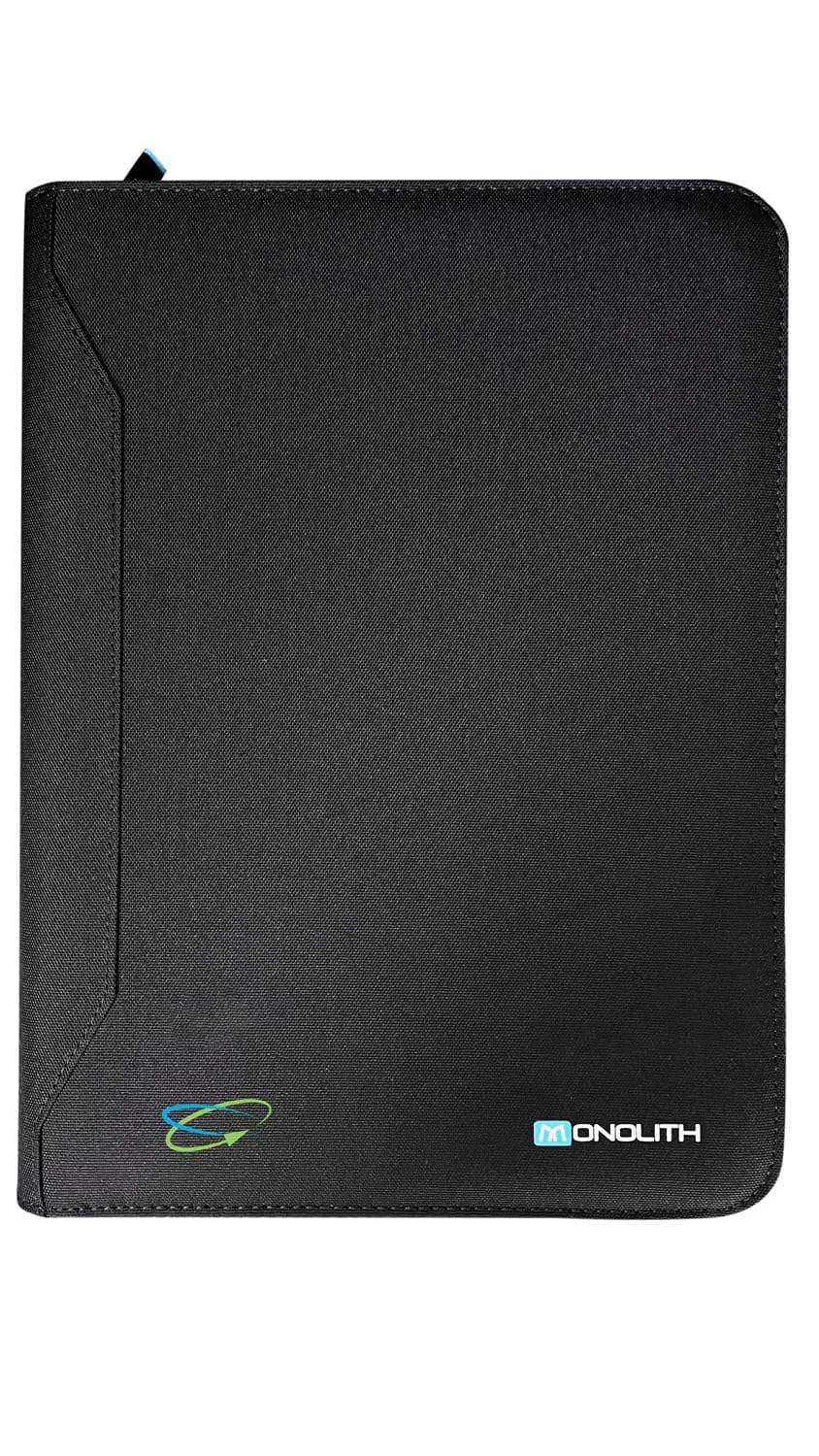 Monolith Blueline Zipped Conference Folder A4 Black (3351)