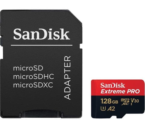 SanDisk Extreme PRO microSDXC UHS-I U3 V30 A2 Memory Card with SD Adapter 128GB - Image 4