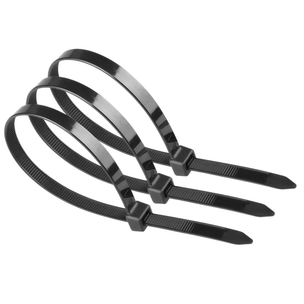 Microconnect Nylon Cable Ties, Black, 100 Pack - 292 x 3.5mm