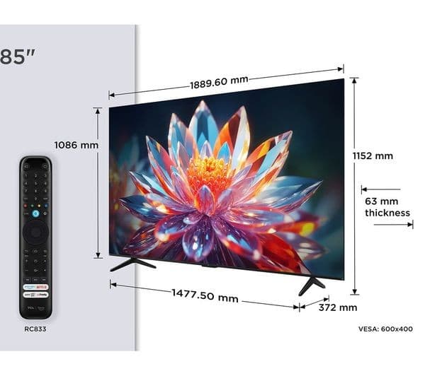 TCL 85" T6C QLED 4K - Image 2