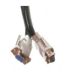 Mercodan PRO VGA Extension Cable Male to Female 30m - Black