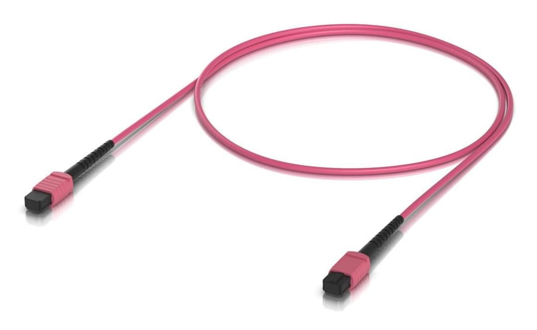 Ubiquiti Indoor OM4 MPO-12 UPC Multi-Mode Fibre Patch Cable for 100G 1m - 10 Pack - Image 1
