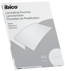 Ibico Basics A4 Gloss Laminating Pouches Light - Pack of 100 - Image 1