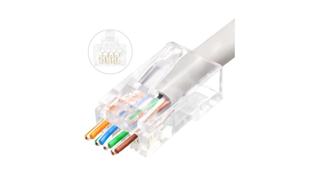 Microconnect Modular EZ Plug RJ45 8P8C CAT6 50 Pack - Unshielded - Image 1
