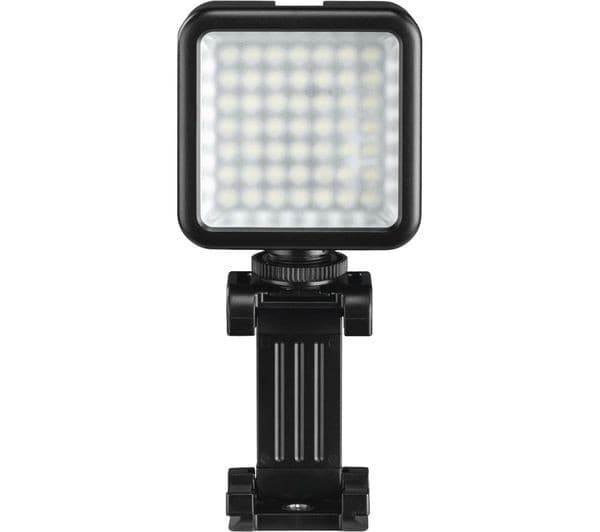 Hama 49 BD LED Lights for Smartphones and Cameras - 49 LEDs, 800 Lumens, 6000K Daylight, with Smartphone Holder - Image 1