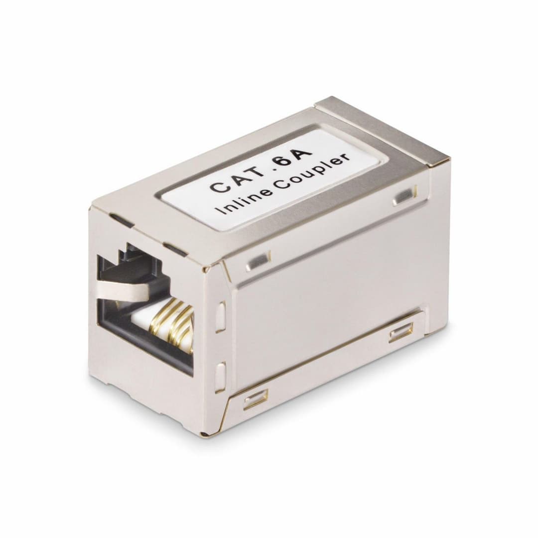 StarTech.com Shielded Inline RJ45 Coupler - Female to Female (F/F), T568B - Image 1