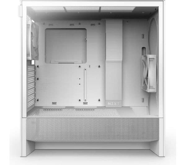 NZXT H5 Flow ATX Mid-Tower Case White - Image 4