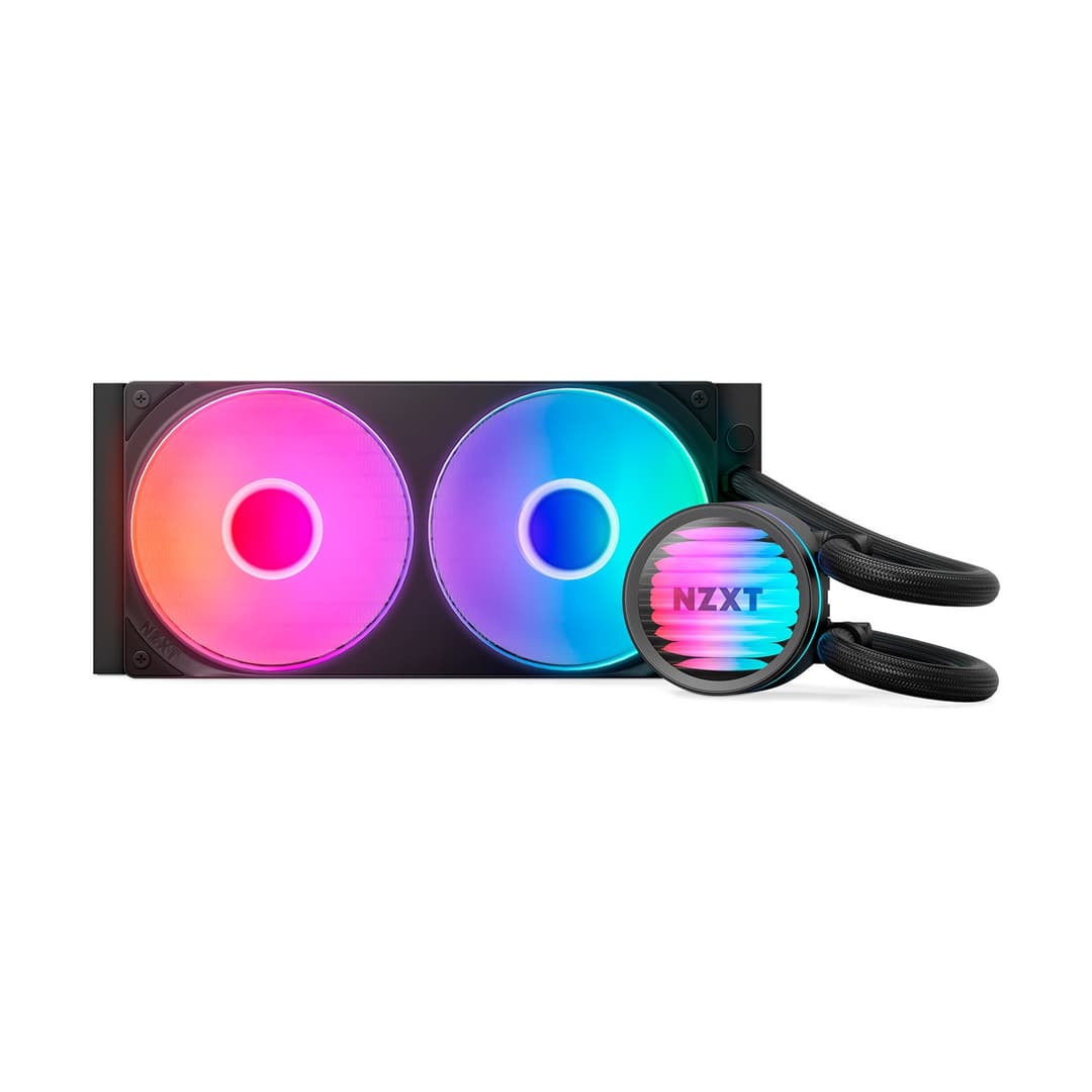 NZXT Kraken Core 240mm RGB Intel/AMD AIO Liquid CPU Cooler - Black - Image 3