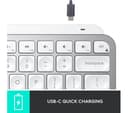 Logitech MX Keys Mini Wireless Illuminated Keyboard - Pale Grey, UK Layout thumbnail 9