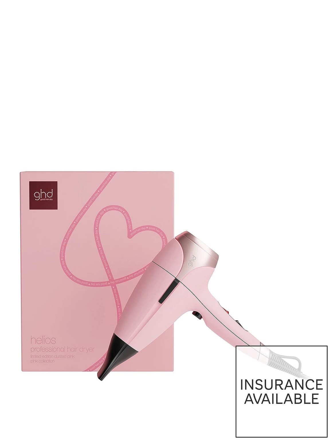ghd Helios Hair Dryer Dusted Pink