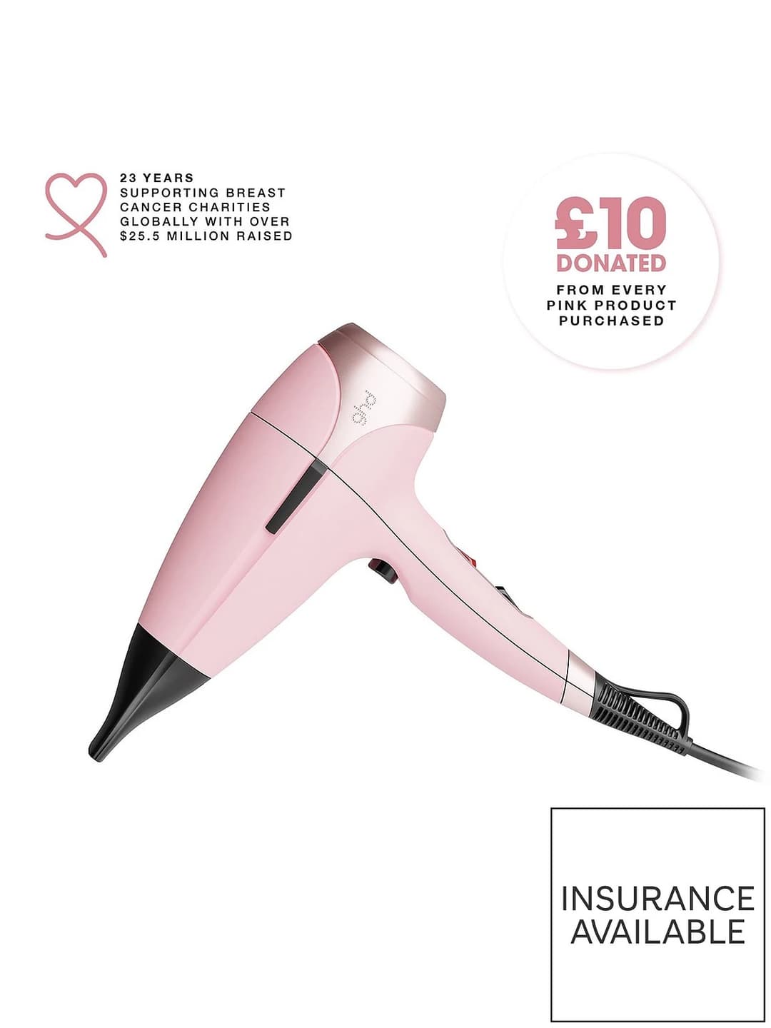 ghd Helios Hair Dryer Dusted Pink - Image 2