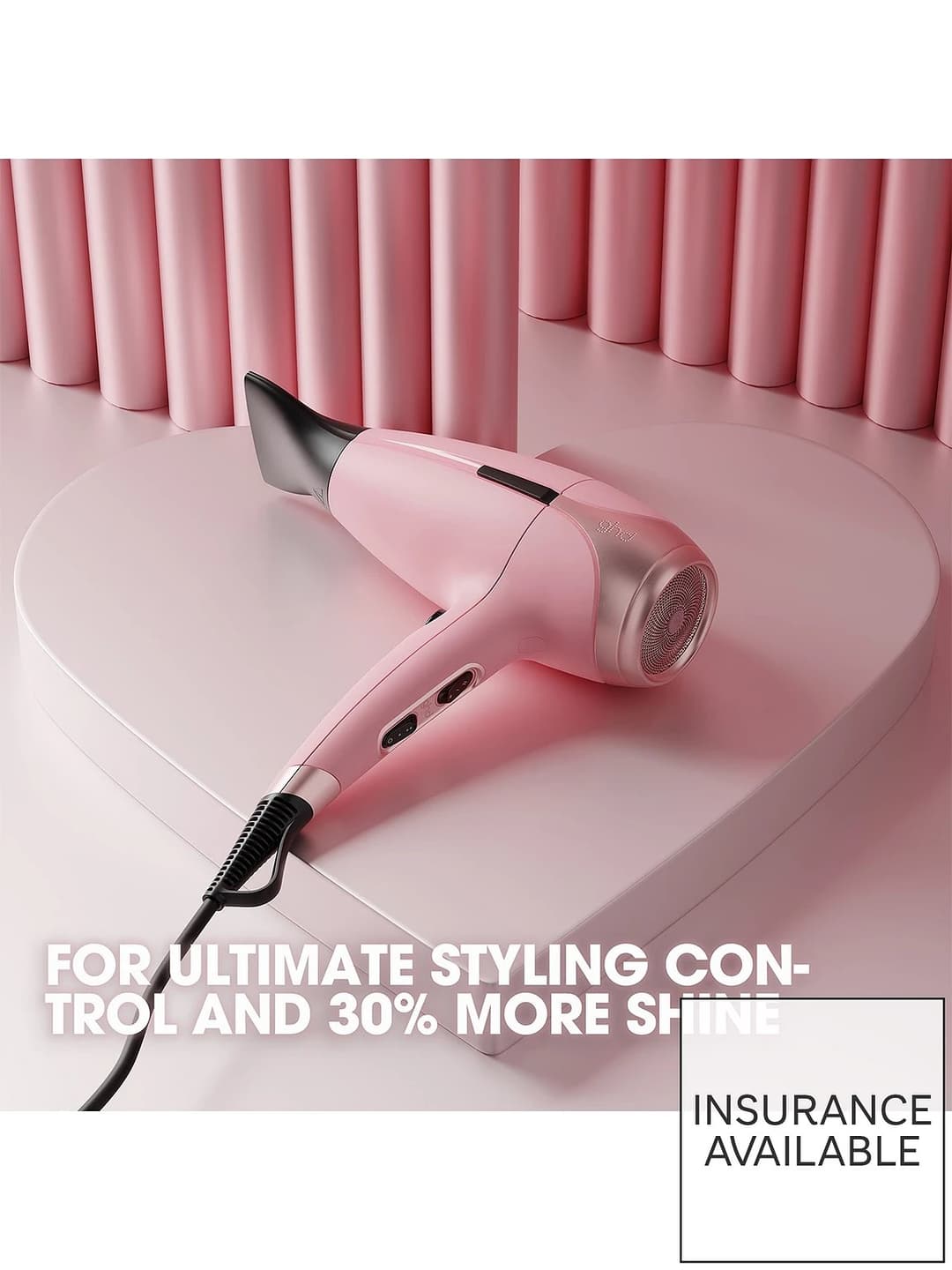 ghd Helios Hair Dryer Dusted Pink - Image 3