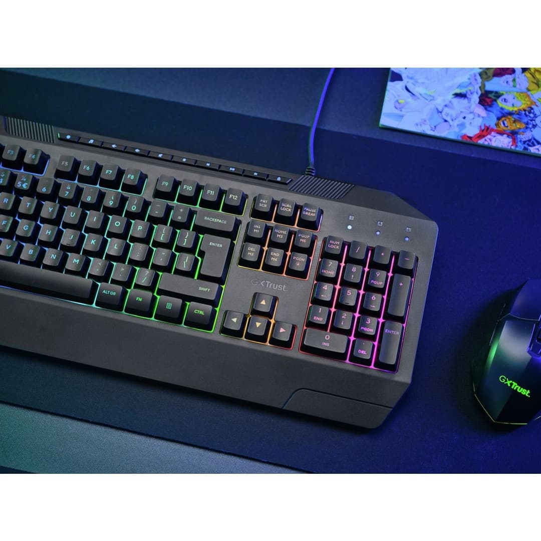 GXTrust GXT836 Evocx Gaming Keyboard - Black - Image 9