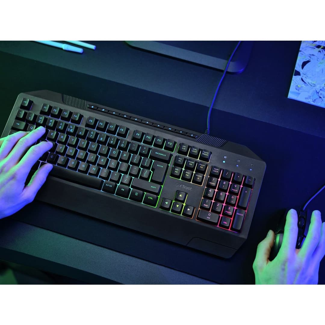 GXTrust GXT836 Evocx Gaming Keyboard - Black - Image 10