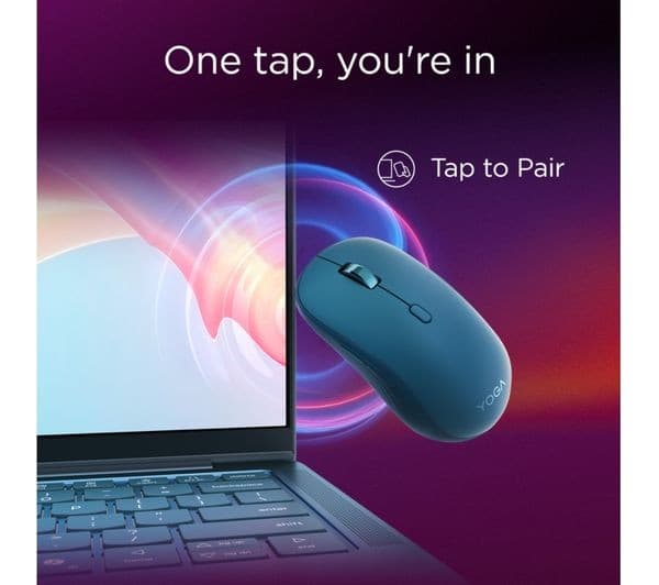 Lenovo Yoga Silent Wireless Optical Mouse - Cosmic Blue - Image 4