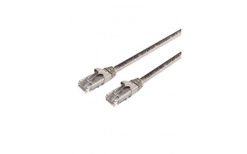 Mercodan UltraFlex CAT6 UTP LSZH Patch Cable 2m - Grey - Image 1