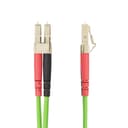 StarTech.com 5m (16.4ft) LC to LC (UPC) OM5 Multimode Fiber Optic Cable, 50/125µm Duplex LOMMF Zipcord, VCSEL, 40G/100G, LSZH Fiber Jumper Cord thumbnail 2