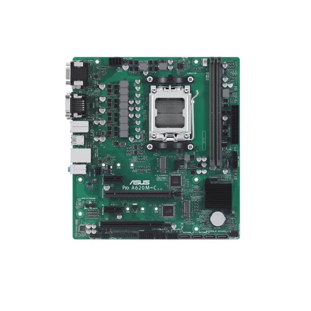 ASUS Pro A620M-C-CSM AMD A620 Socket AM5 Micro-ATX Motherboard - Image 2