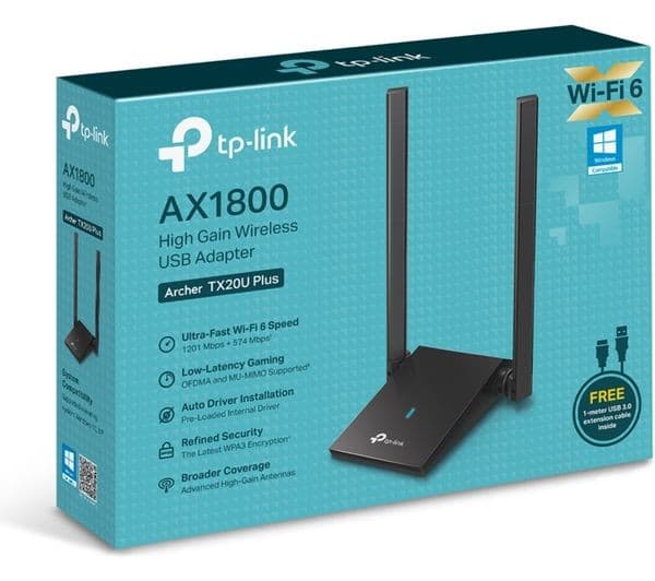 TP-Link Archer TX20U Plus AX1800 WiFi 6 USB Adapter - Image 4