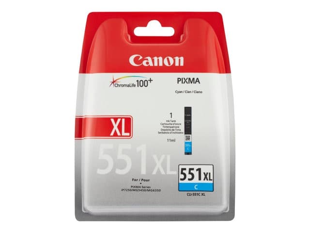 Canon CLI-551XL High Yield Cyan Ink Cartridge