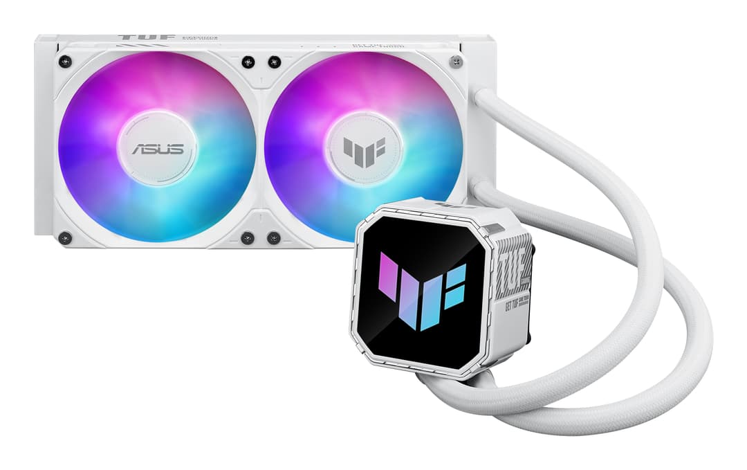 ASUS TUF Gaming LC III 240 ARGB Intel/AMD AIO Liquid CPU Cooler - White - Image 3