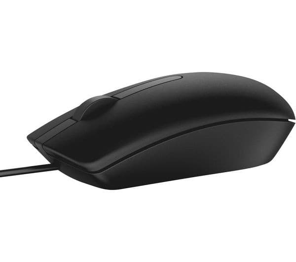 Dell MS116 Wired Optical Mouse 1000 DPI USB - Black - Image 1