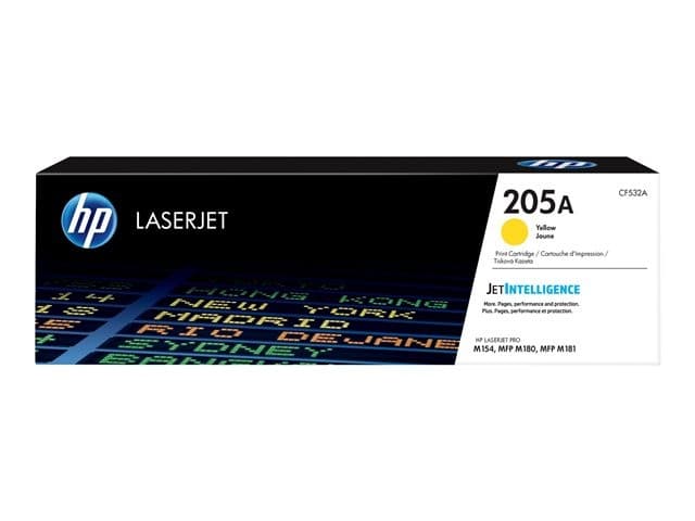 HP 205A Original LaserJet Toner Cartridge (CF532A) - Yellow - Image 4