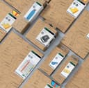 Leitz Cosy Letter Tray A4, Set of 3 - Velvet Grey thumbnail 4
